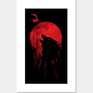 moon werewolf Posters and Art